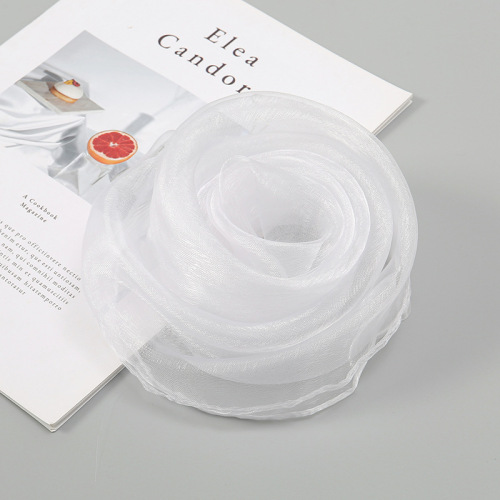 Preschool performance dance accessory small silk scarf Orff music teaching aid candy color solid color chiffon scarf wholesale