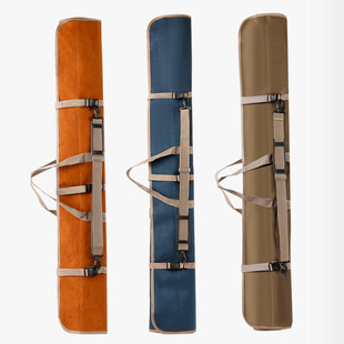 Shengxingda large capacity fishing gear bag deerskin velvet fishing rod bag 1.2-1.5 meters portable shoulder light fishing bag