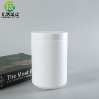 定制广口粉剂罐750ml去污膏塑料罐洗衣粉包装罐子750g爆炸盐罐