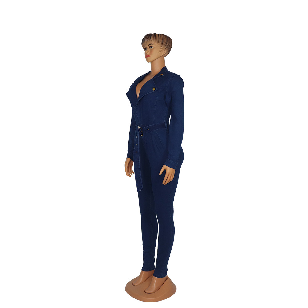 Women's Clothing women's denim skirt sexy denim slim jumpsuit_voghion.com