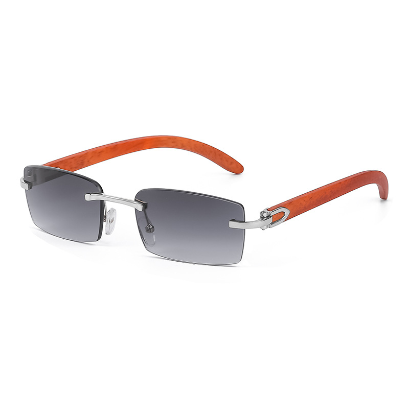 New Fashion for Men's Ultra Clear Frameless Sunglasses Ocean Slice Edge Cutting Trend 7533_voghion.com
