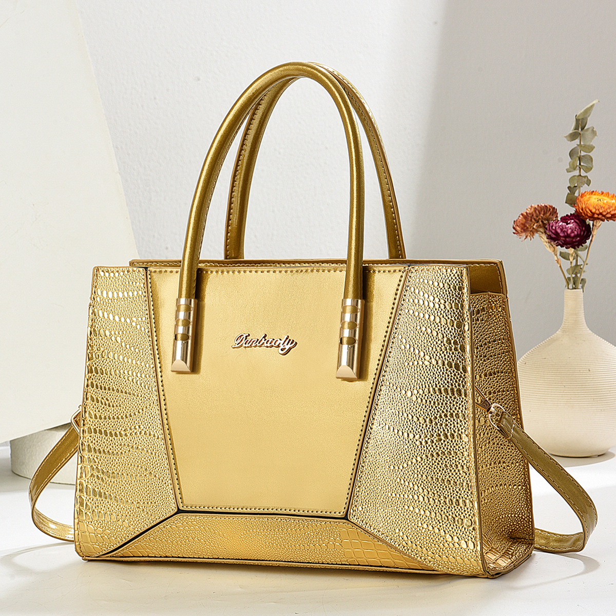 Bolso de mujer nuevo bolso de hombro de gran capacidad temperamento bolso de madre de cuero suave bolso de mujer de viaje de moda puede ser mensajero