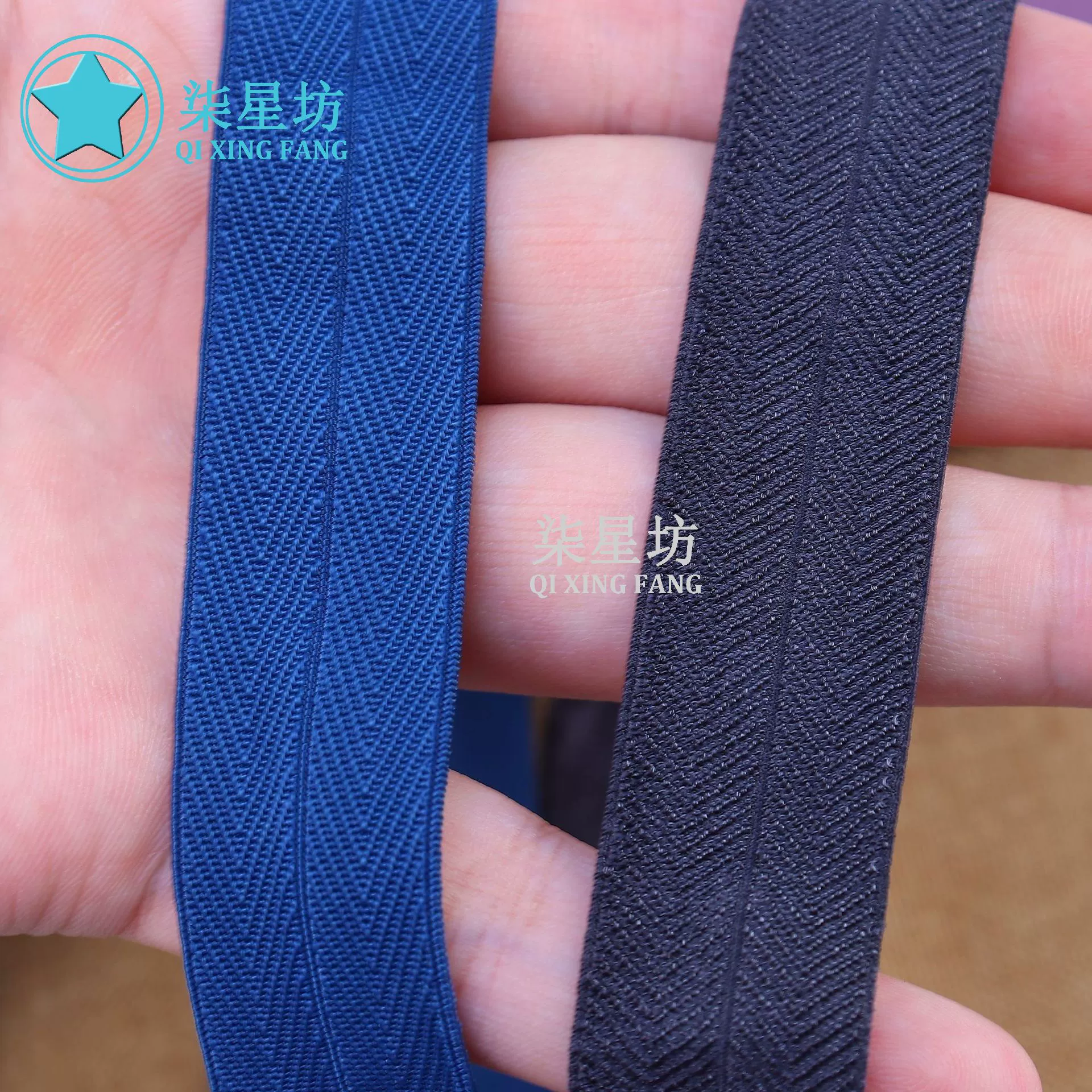 Пуховая одежда декольте манжеты эластичный елочка складная ремешок спандекс нейлон 2.0CM спотовые аксессуары эластичные