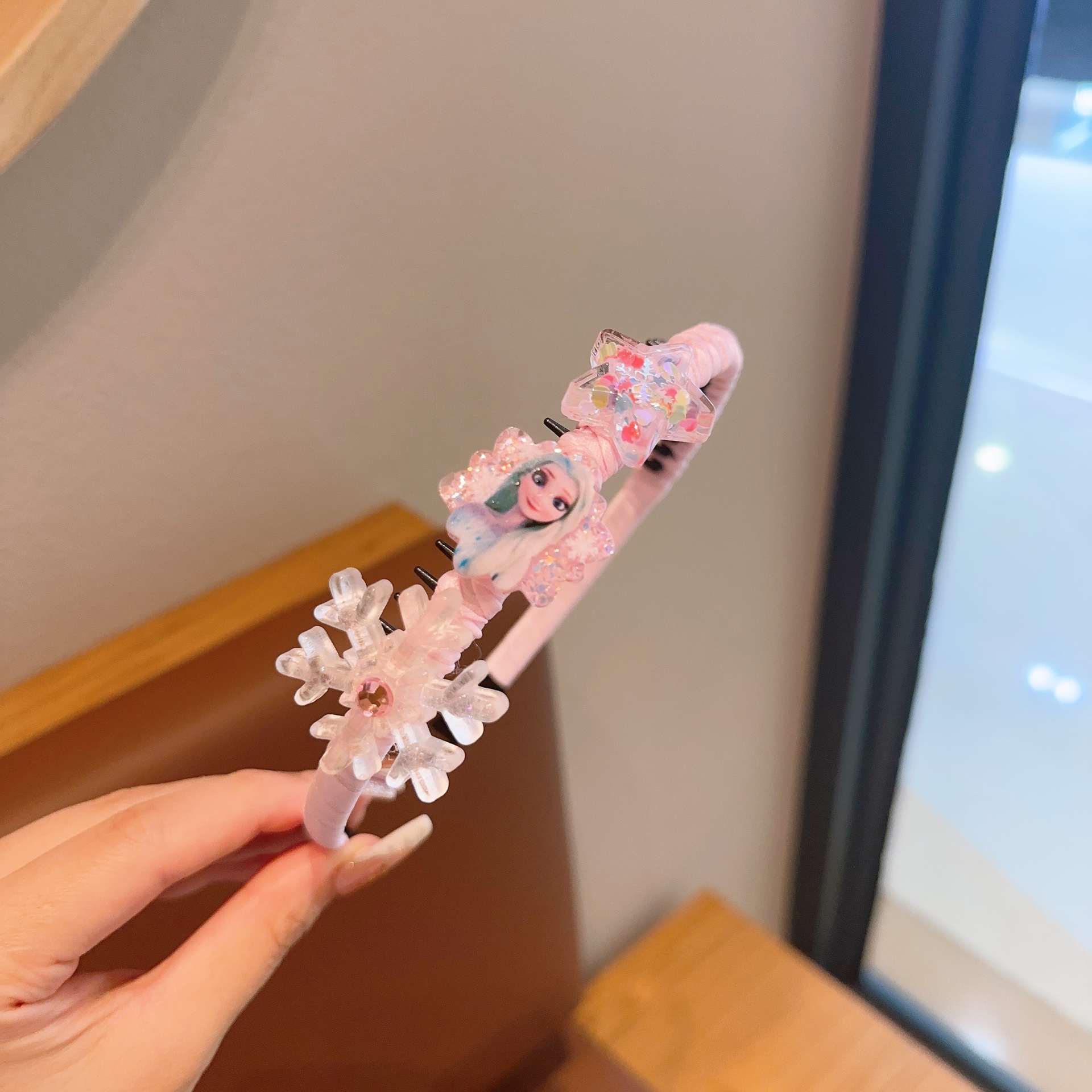 Nueva princesa Aisha clip de pelo para niños clip de pelo helado y nieve clips de pelo para niñas princesa viento lindos joyas para el pelo