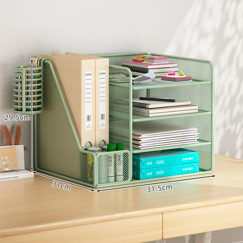 녹색 안뜰 4층 - 왼쪽에 세로로 - 펜 홀더 포함