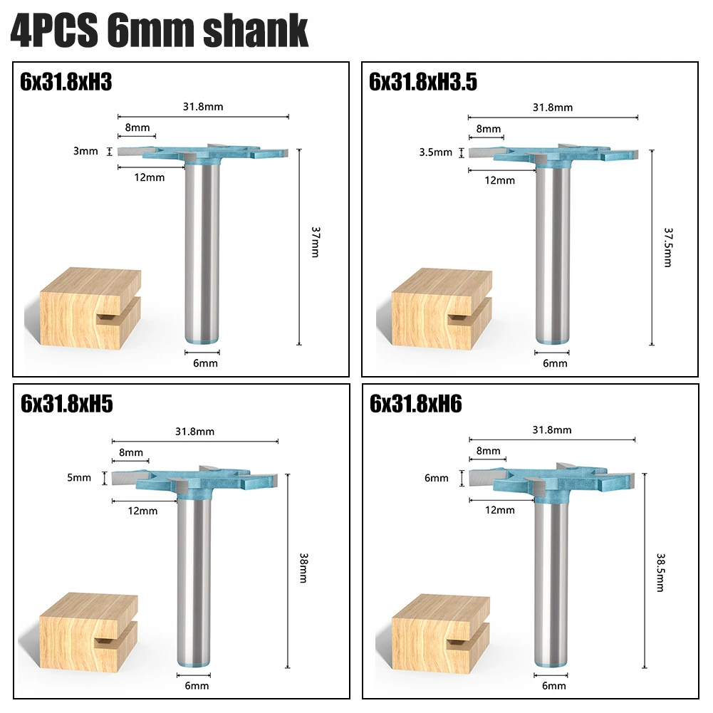 Carpentry, 2.5mm, 3mm, 3.5mm, 5mm, 6mm