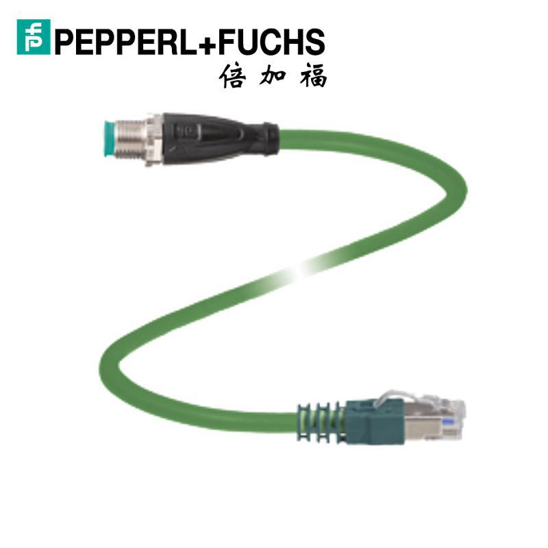 Pepperl + Fuchs V1Sd-G-Gn2M-Pur-E1S-V45-G Ethernet Connection Cable 70134548 Pepperl + Fuchs V1Sd-G-Gn2M-Pur-E1S-V45-G Ethernet Connection Cable 70134548