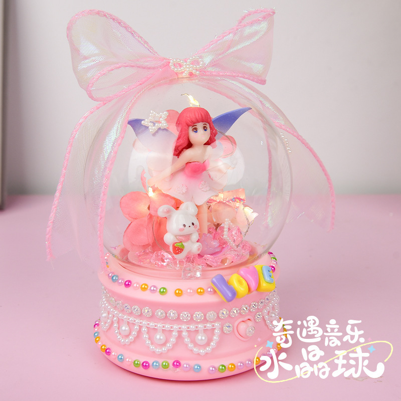 女の子 DIY 手作りクリーム接着剤材料パッケージギフトボックスセットクリエイティブ手作りショップ教育屋台おもちゃ卸売|undefined