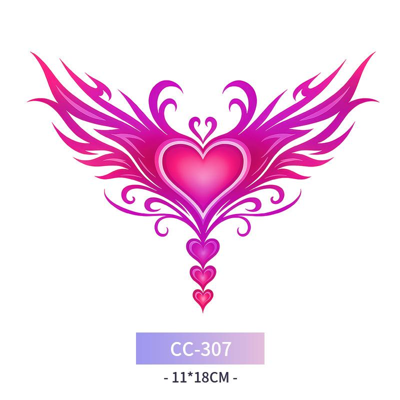 Transfronterizo en stock al por mayor de halloween colorido mariposa tatuaje pegatinas simulación sangrienta cicatriz pegatinas divertidas pegatinas impermeables