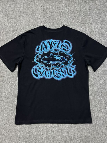 European and American series T-shirt short-sleeved letter Logo print for men and women, the same style, fashionable casual, one piece on behalf of you, loose type