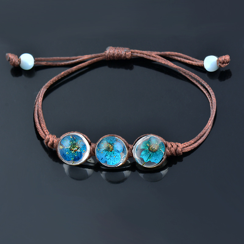 1 Piece Fashion Flower Glass rope Womenu0027S Bracelets