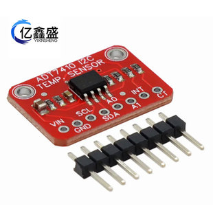 ADT7410 high precision I2C temperature sensor distribution board