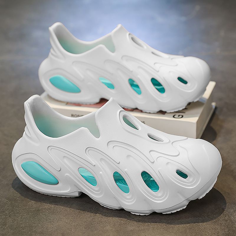 Zapatos con agujeros de coco, deportes al aire libre de verano para padres e hijos