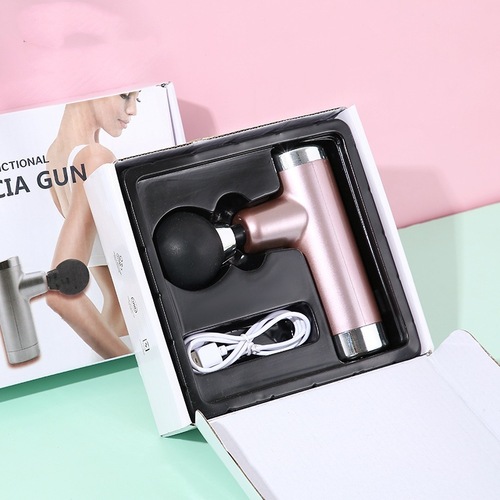 Cross-border mini fascia gun portable vibrator muscle relaxer pocket fascia gun mini massager