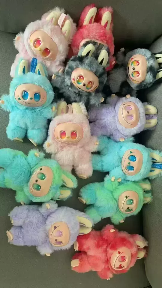 源头厂家拉布布3.0新款隐藏款毛绒公仔 儿童六一礼物 包包挂件