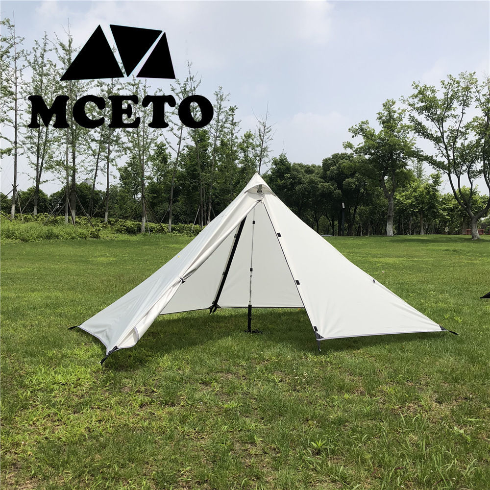 MCETO Meto 비 듣기 텐트 밖 1 무선 야생 캠핑 피라미드 텐트 초경량 야외 장비 쉼터 BC