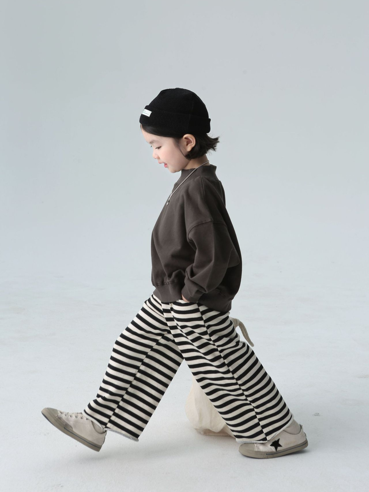 Autumn Japanese knitted trousers