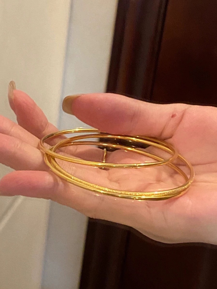 Jindian Same-style Three-generation Three-generation Three-generation Bracelet Women's Superior Sense Two-light One-sand Long-standing Color-free All-_voghion.com