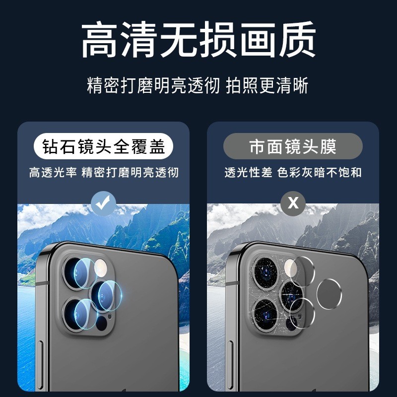 Aplicable a ZTE Blade V50 curvado teléfono móvil lente película protectora pegatina ZTE Blade V50 protección de la cámara