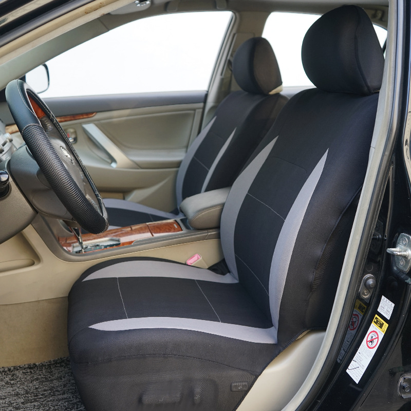 Cross-border Hot Waist Line Four Seasons Universal Five-seater Car Fabric Seat Cover