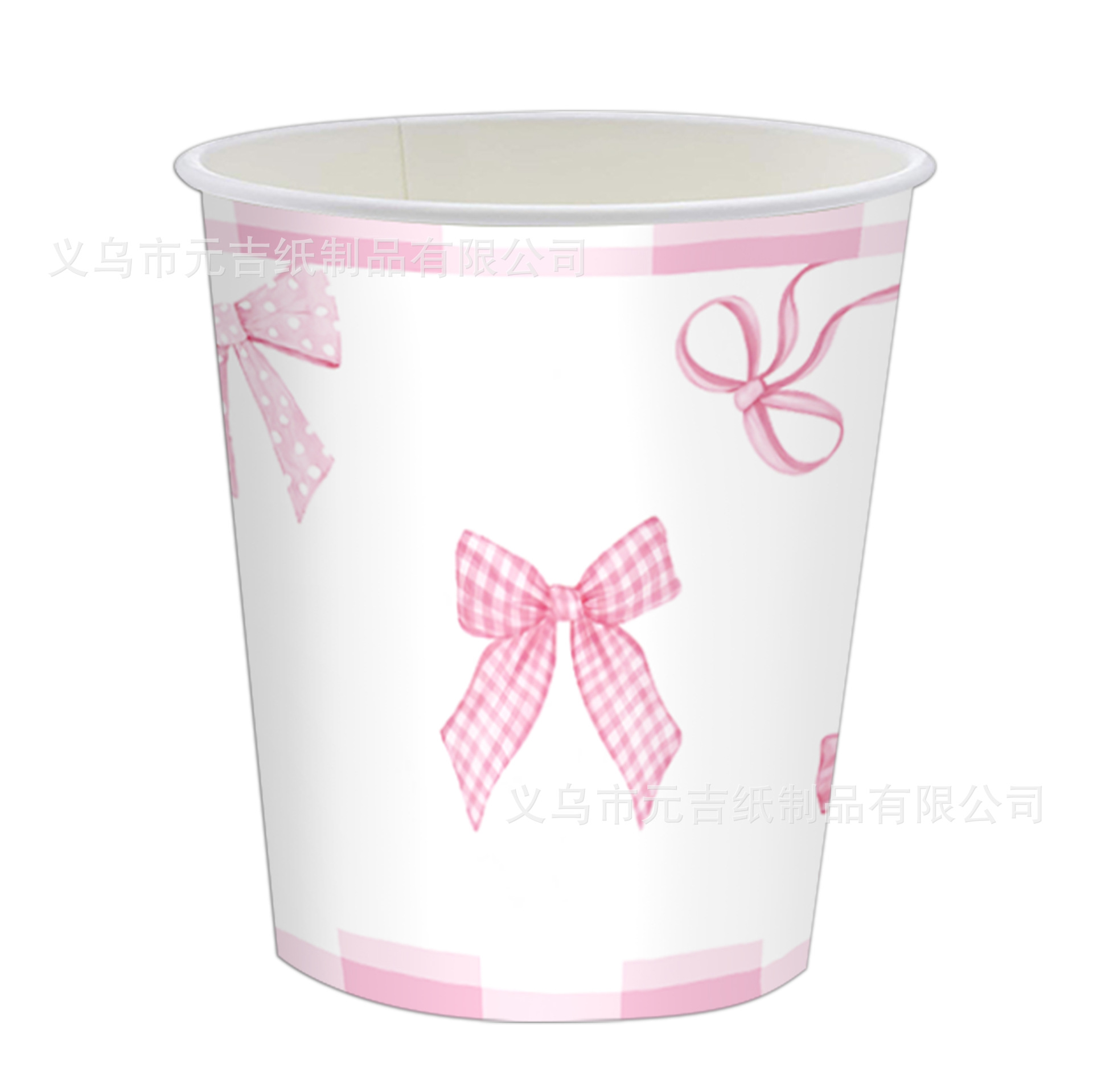 Nuevo arco rosa transfronterizo tema de cumpleaños cubiertos de cena tazas de papel toallas de papel conjunto de bandeja desechable image 4