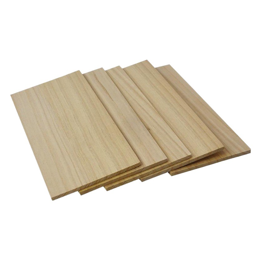 Madera maciza Paulownia madera DIY modelo hecho a mano material luz madera chapa de madera tira modelo de fabricación