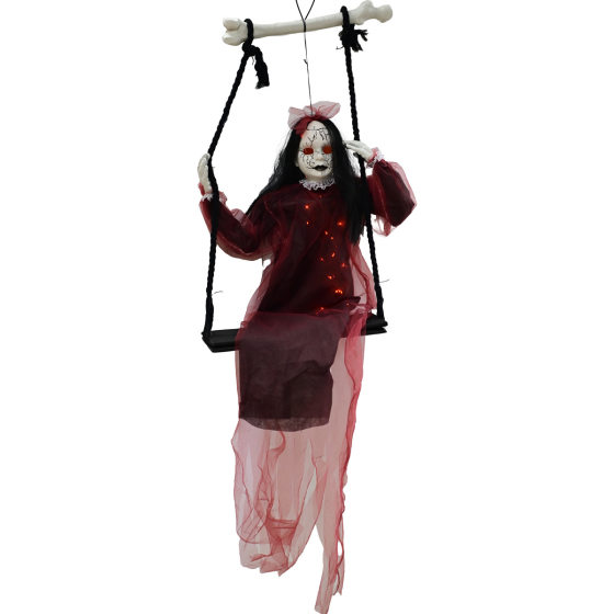 Halloween decoration swing ghost with hand luminous ghost bar secret room site layout atmosphere to create props ornaments