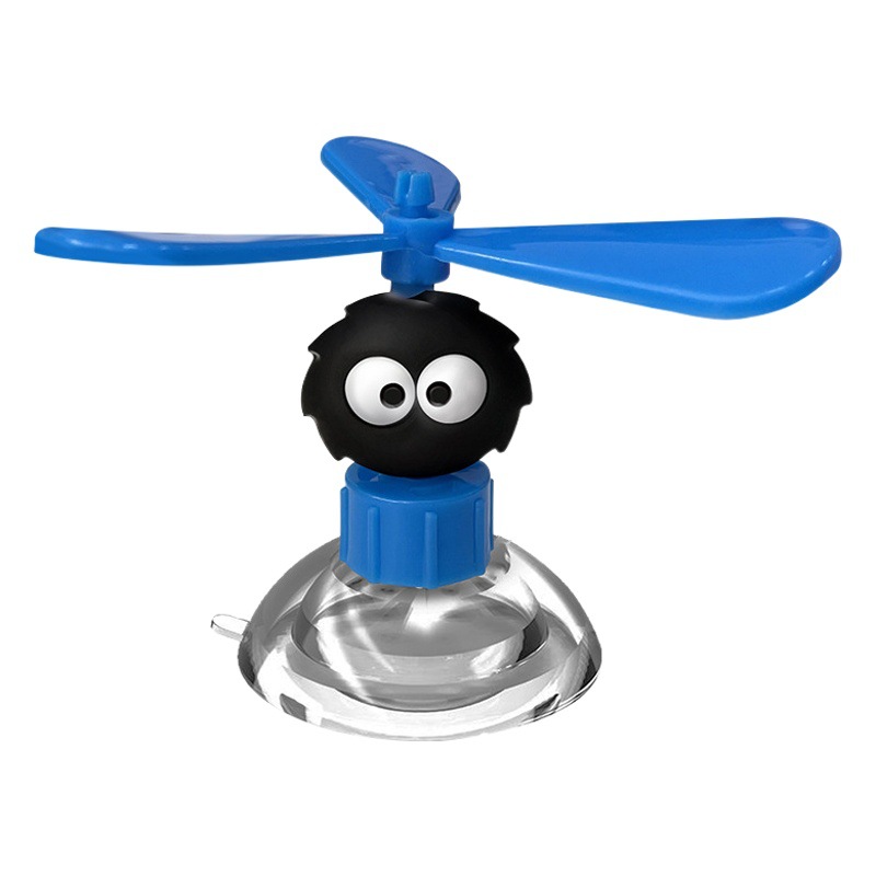 Tiktok libélula de bambú caliente creativo lindo casco lechón decoración giratoria coche eléctrico llevar puesto de aviones