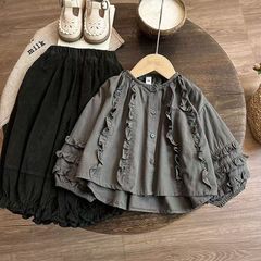 森系の女の子の春の服のスーツ2025新型の子供の春の服の女の子の赤ちゃんの上着の春の服の2つのセット