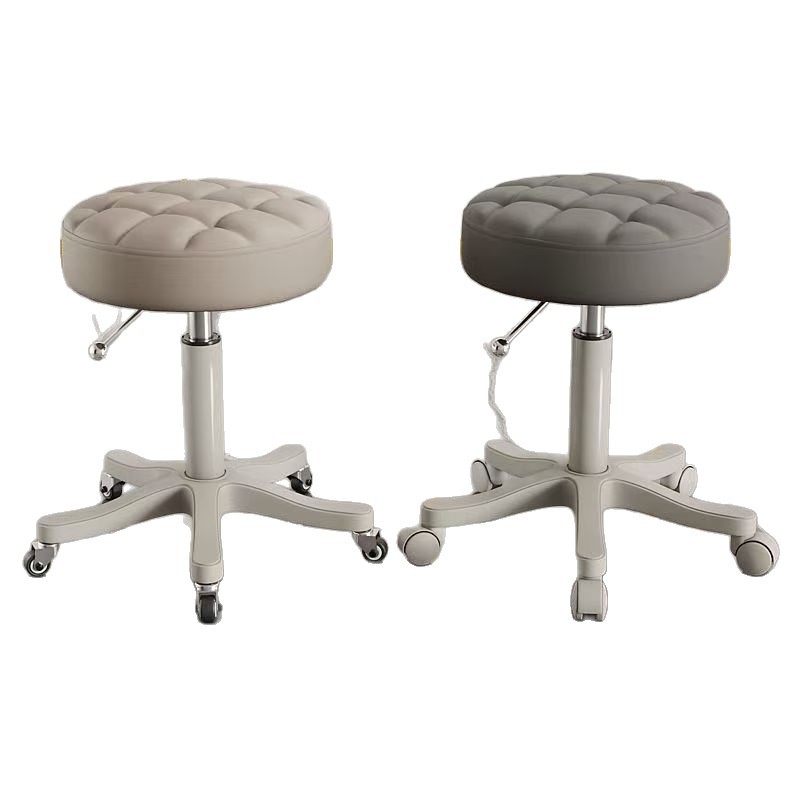 Taburete de elevación de poleas domésticas barbería simple taburete redondo rotativo de manicuría silla de elevación especial silla de bar rotativa image 6