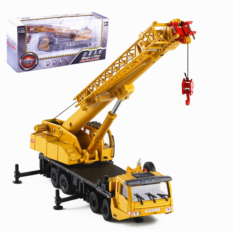 Kaidiwei 1:55 simulación de aleación de grúa pesada grúa modelo de juguete de los niños decoración del coche entrega