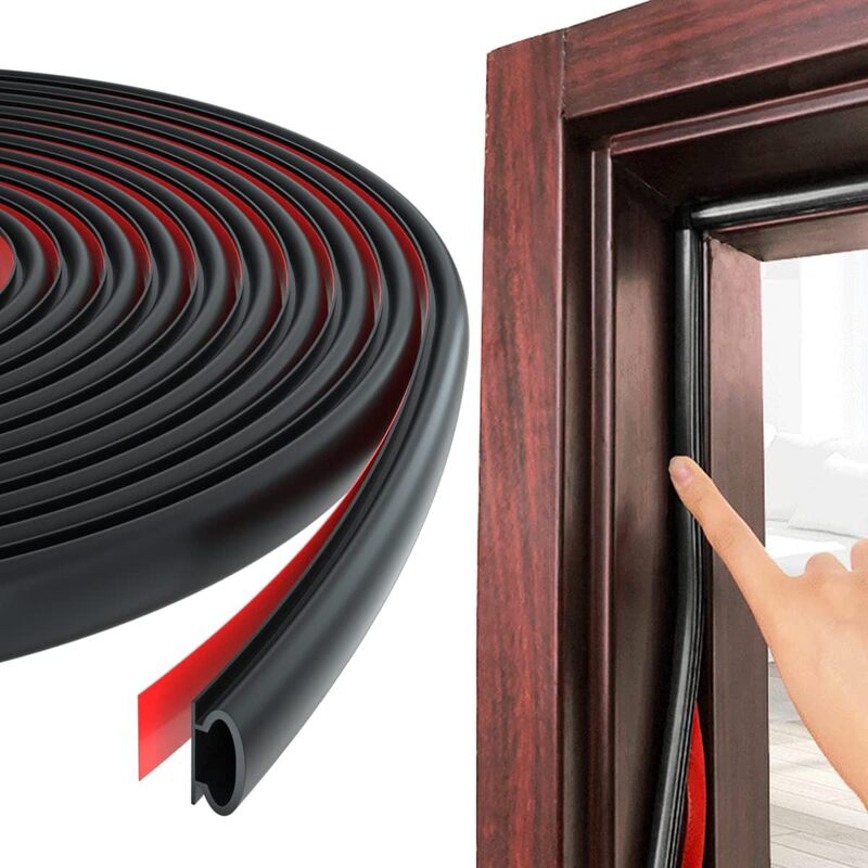 Door Wind and Rain Strips, Door Seals, Door and Window Seals, Sound Insulation, Self-Adhesive Rubber Insulation, Door Frames, Gap Door Seam Seals