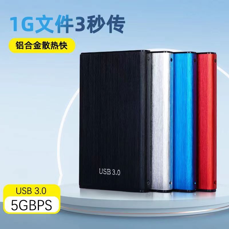 Anyingke caja de disco duro de 2,5 pulgadas 3,0 portátil de alta velocidad de aleación de aluminio cepillado SSD de Estado Sólido caja de disco duro móvil