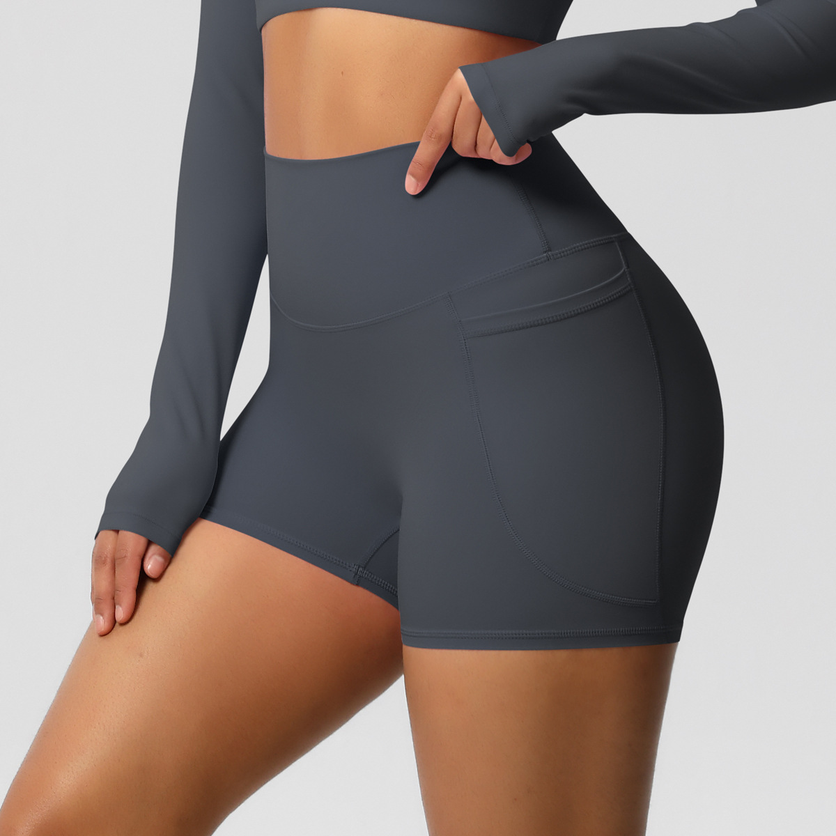 Classic Style Sport Style Solid Color Nylon Spandex Active Bottoms Leggings Sweatpants display picture 70