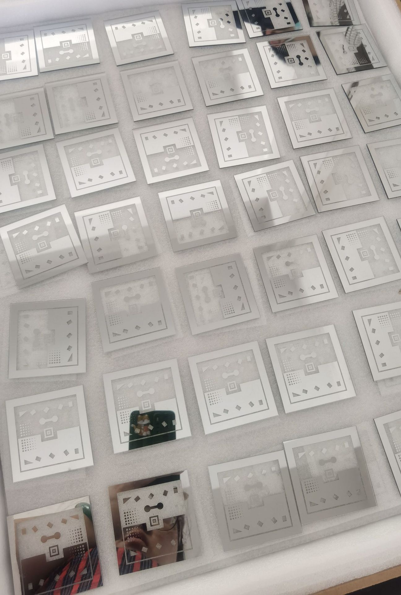 科曼尼2.5次元玻璃校正片/二次元标准件/光学标准校/校准块棋盘格-阿里巴巴