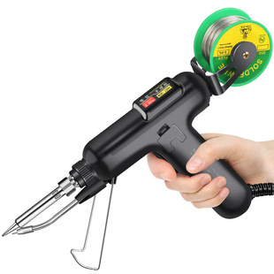 Electric Soldering Gun Automatic Tin Delivery and Tin Gun 80W Electric Soldering Iron Hand Soldering Gun Set High Power Tin Delivery Fast
