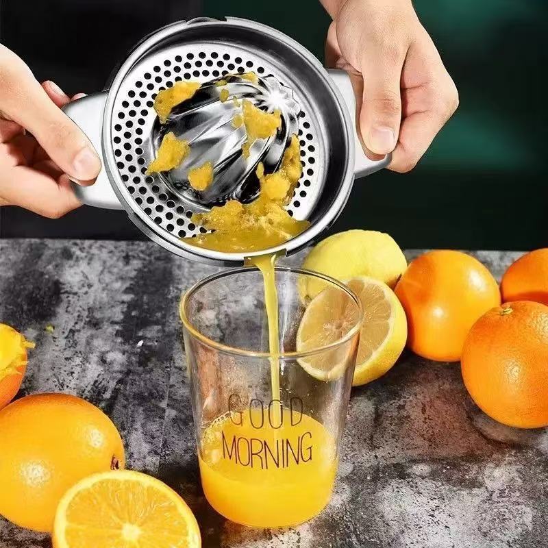 304 acero inoxidable jugo de naranja mano fruta naranja jugo de naranja portátil jugo mini jugo