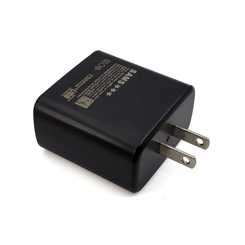 Us Standard 45W Fast Charging Adapter Suitable for Samsung S20 S22 S23 Mobile Phone Wall Charger