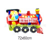 Big fire train, tools set, transport, airplane, balloon, evening dress, decorations, toy, fire truck