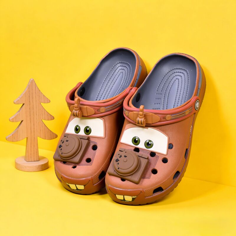 Lightning Mcqueen Cartoon Car Clogs Sandals Cars Beach Slippers for Men, Women, Adults, and Family Lightning Mcqueen Cartoon Car Clogs Sandals Cars Beach Slippers for Men, Women, Adults, and Family