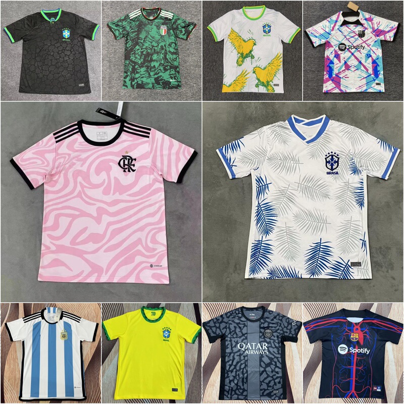 Old Soccer Jersey Argentina AC Milan Ajax Arsenal Barcelona Brazil Flamengotai Edition Jersey