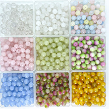 diy饰品配件串珠水晶散珠手串配珠粉晶玛瑙原石珠子天然水晶散珠