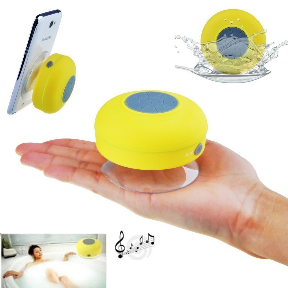 FUENTE fabricante baño impermeable ventosa Bluetooth audio portátil teléfono móvil soporte mini inteligente ventosa altavoz