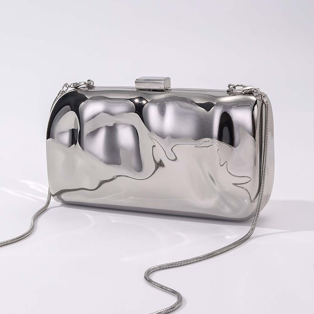 Borsa a tracolla da donna a forma di scatola di ferro – Borsa a tracolla retrò chic con tracolla regolabile, perfetta per feste serali, concerti e uso quotidiano_voghion.com