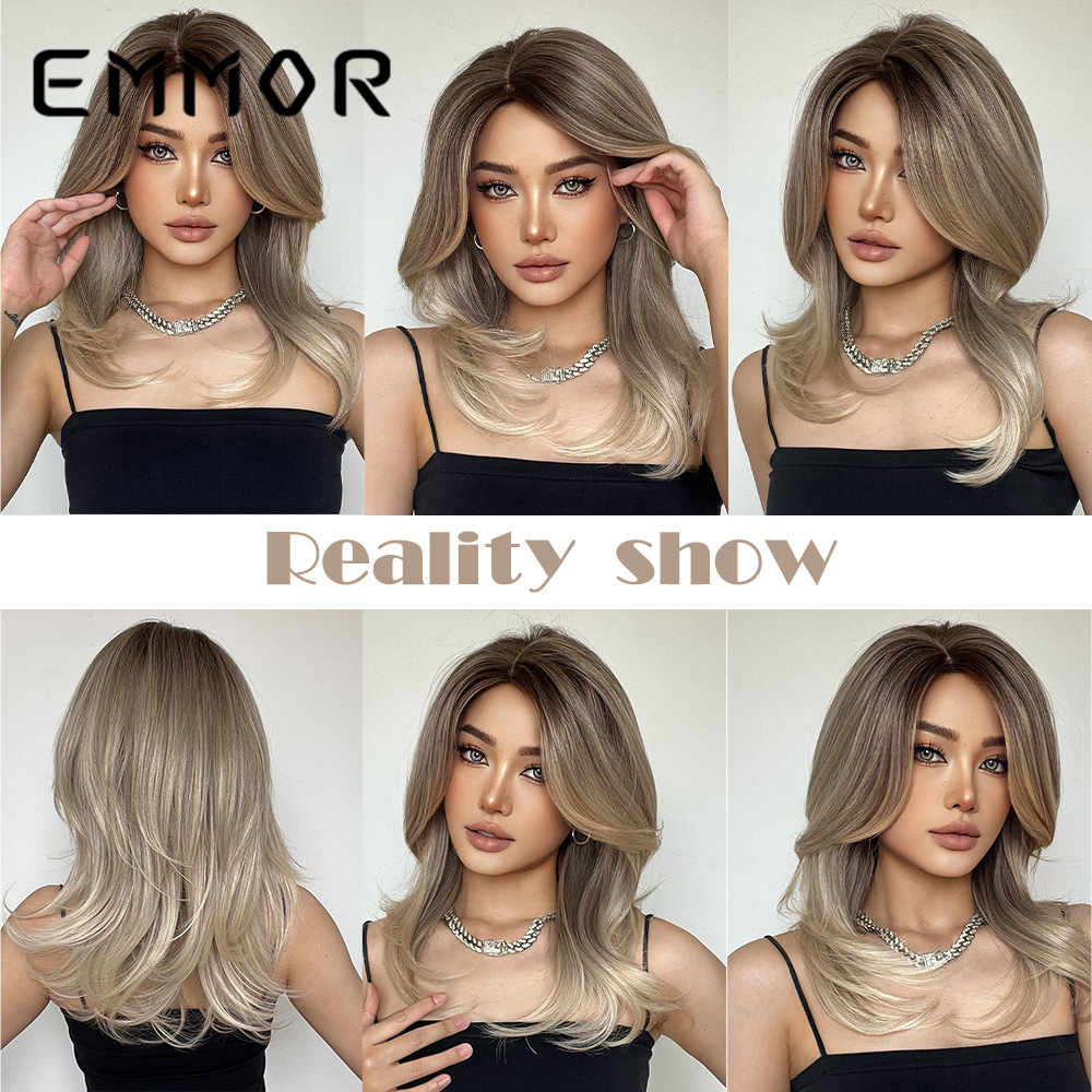 高温丝假发全头