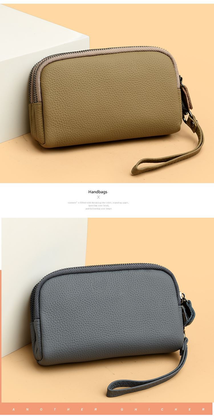 Leather Clutch Black