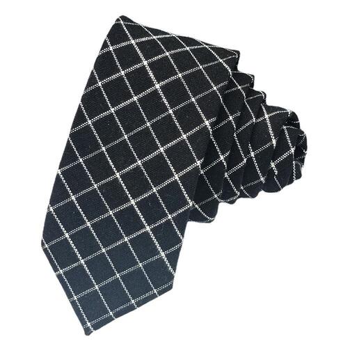 Manufacturer's new men's tie Korean version 6cm narrow black gray fashion casual versatile retro jk tie men's trend