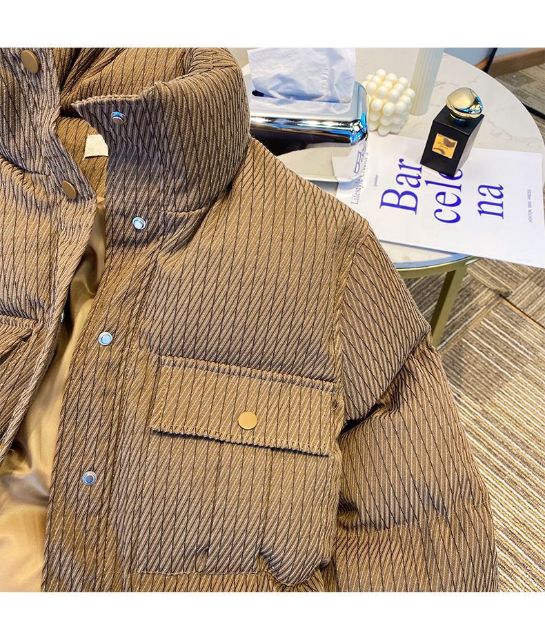 Damenbekleidung Winter Warme Jacke Baumwollmantel Verdickter Baumwollmantel High-End-Casual-Baumwolljacke Kleine Person Lockerer Mantel_voghion.com