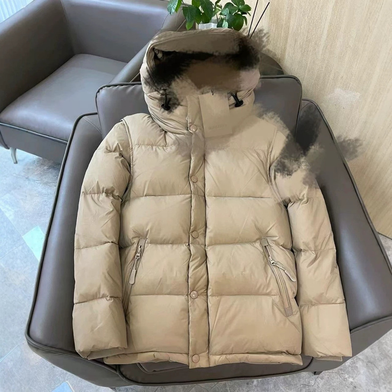Winter BaJia detachable vest down jacket, warm, unisex, black khaki, 550 fill power Winter BaJia detachable vest down jacket, warm, unisex, black khaki, 550 fill power