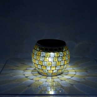 Solar Mosaic Outdoor Courtyard Light Led Waterproof Creative Decoration Environmental Protection Household Garden Landscape L